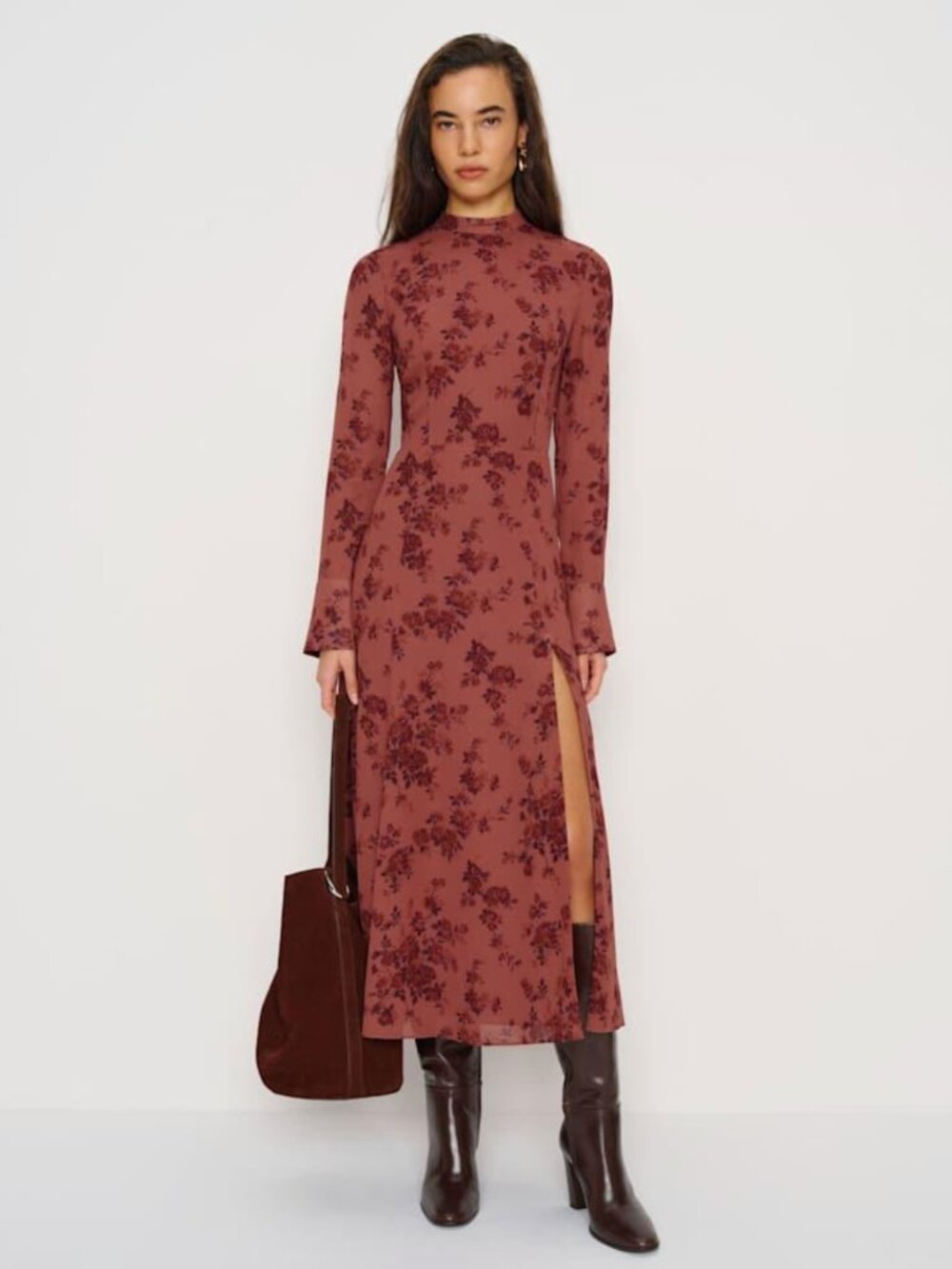 Reformation Micayla Dress Clarette Floral Maxi Size 0 NWT
